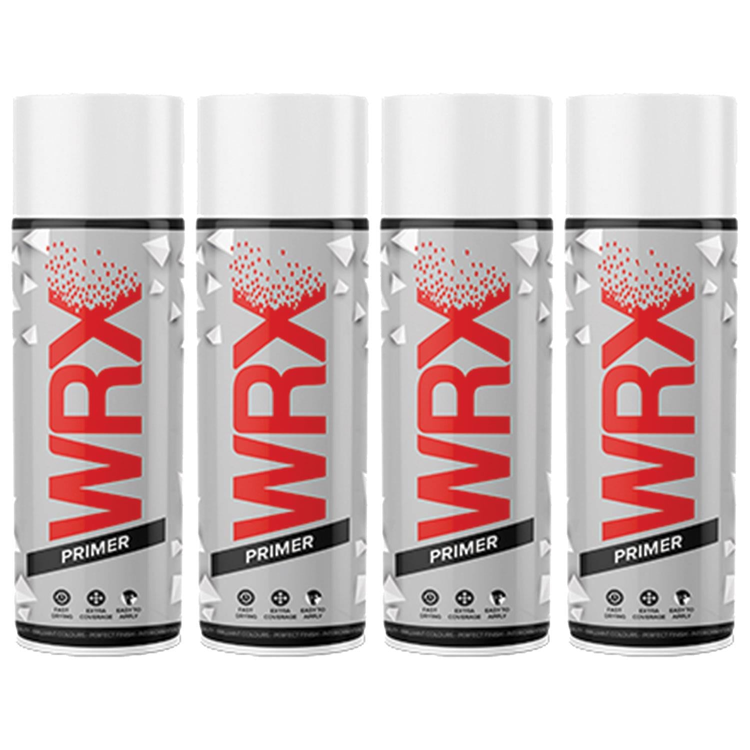 4X WRX Clear Surface Primer Spray Paints 400ml Technical Spray
