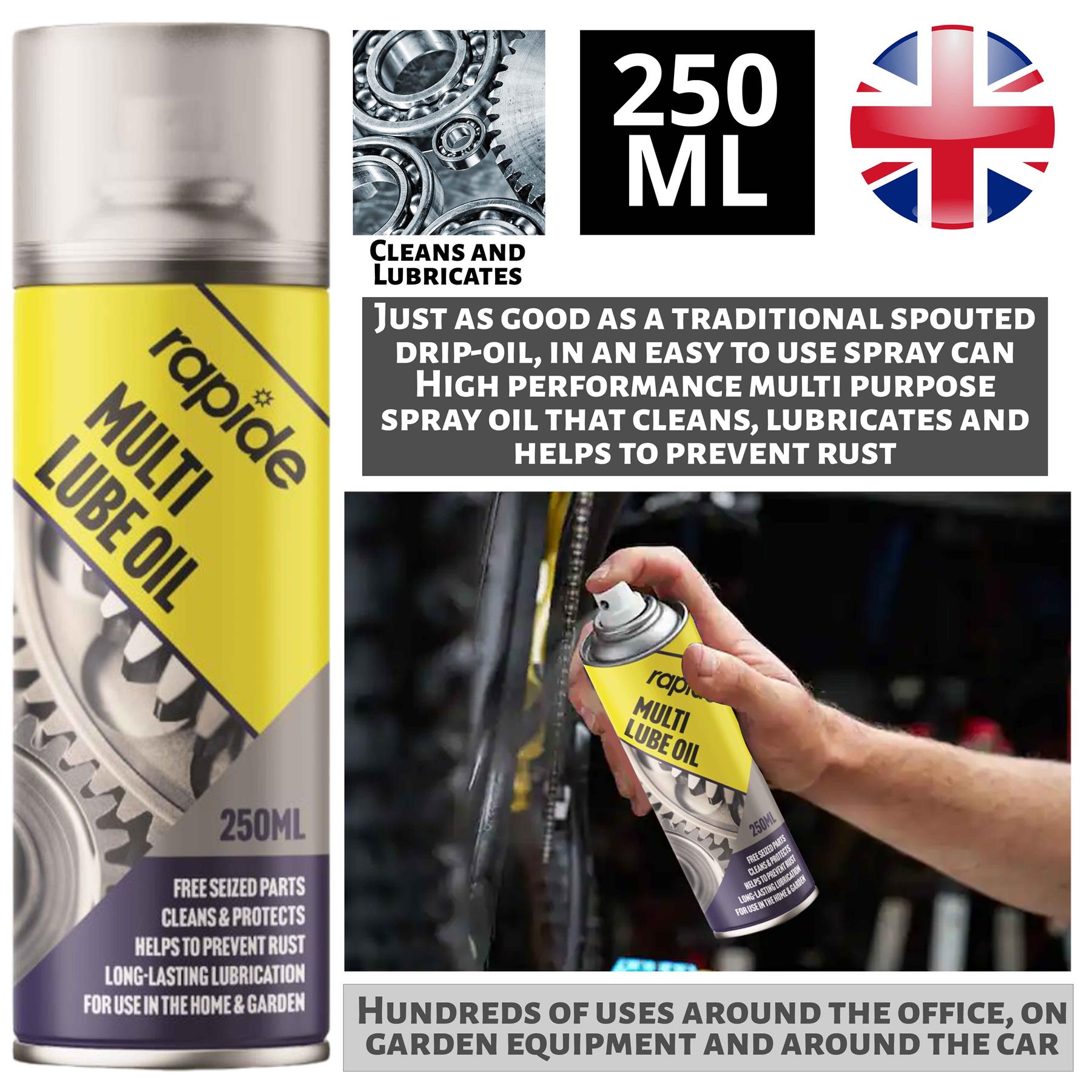 Rapide Multi Lube Oil 250ml Spray Paint