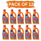 Pack of 12 Drain Away Cleaner Bottles for Effective Clog Removal and Drain Maintenance