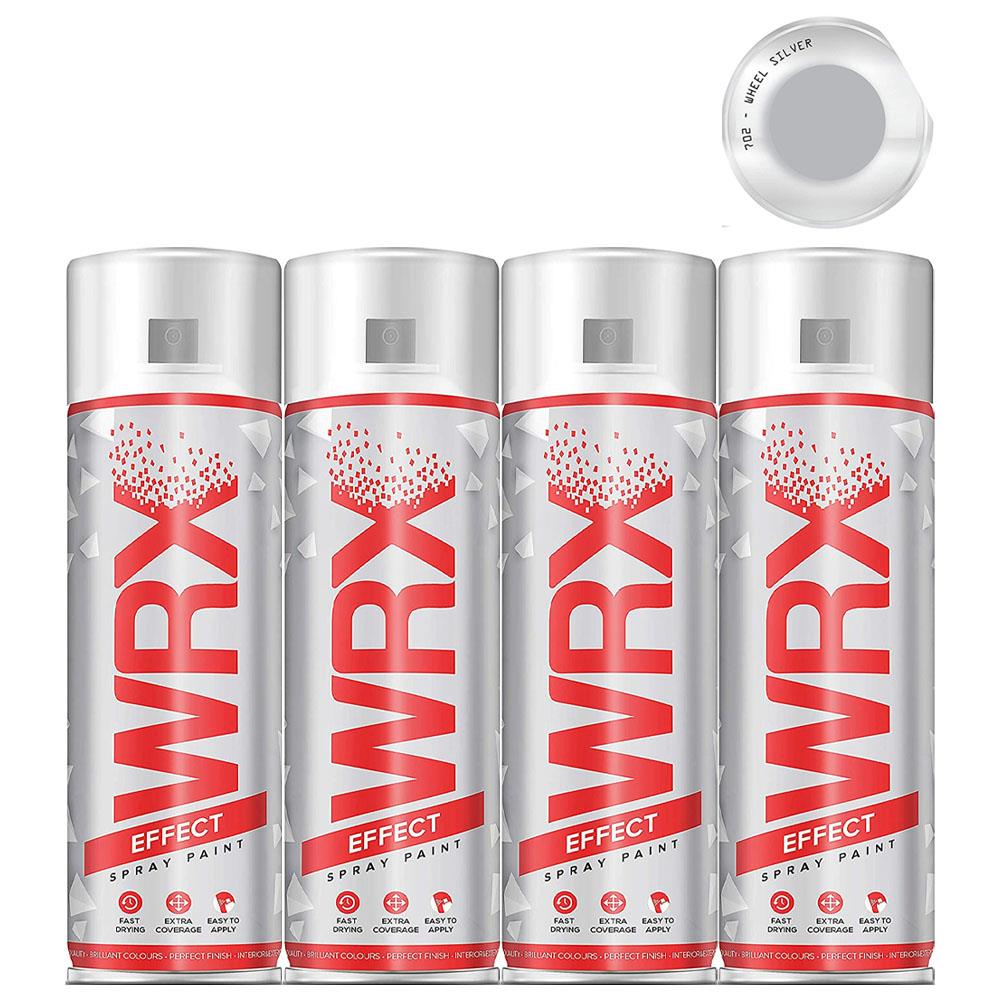 4X WRX Wheel Silver Spray Paint 400ml Spray Paint