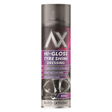 1X - Hi-Gloss Tyre Shine Spray 500ml Spray Paint