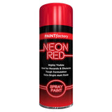 Paint Factory Red Fluorescent Neon Spray Paint 200ml Spray Paint