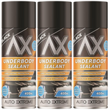 3X Underbody Sealant Black Spray 400ml