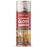 Paint Factory Clear Gloss Varnish Spray 400ml