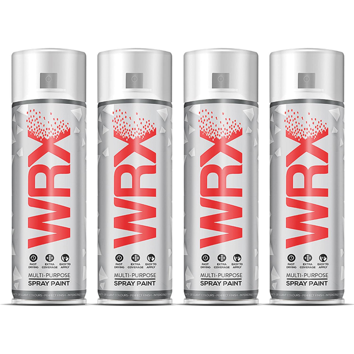 4X WRX Black Surface Primer Spray Paints 400ml Technical Spray
