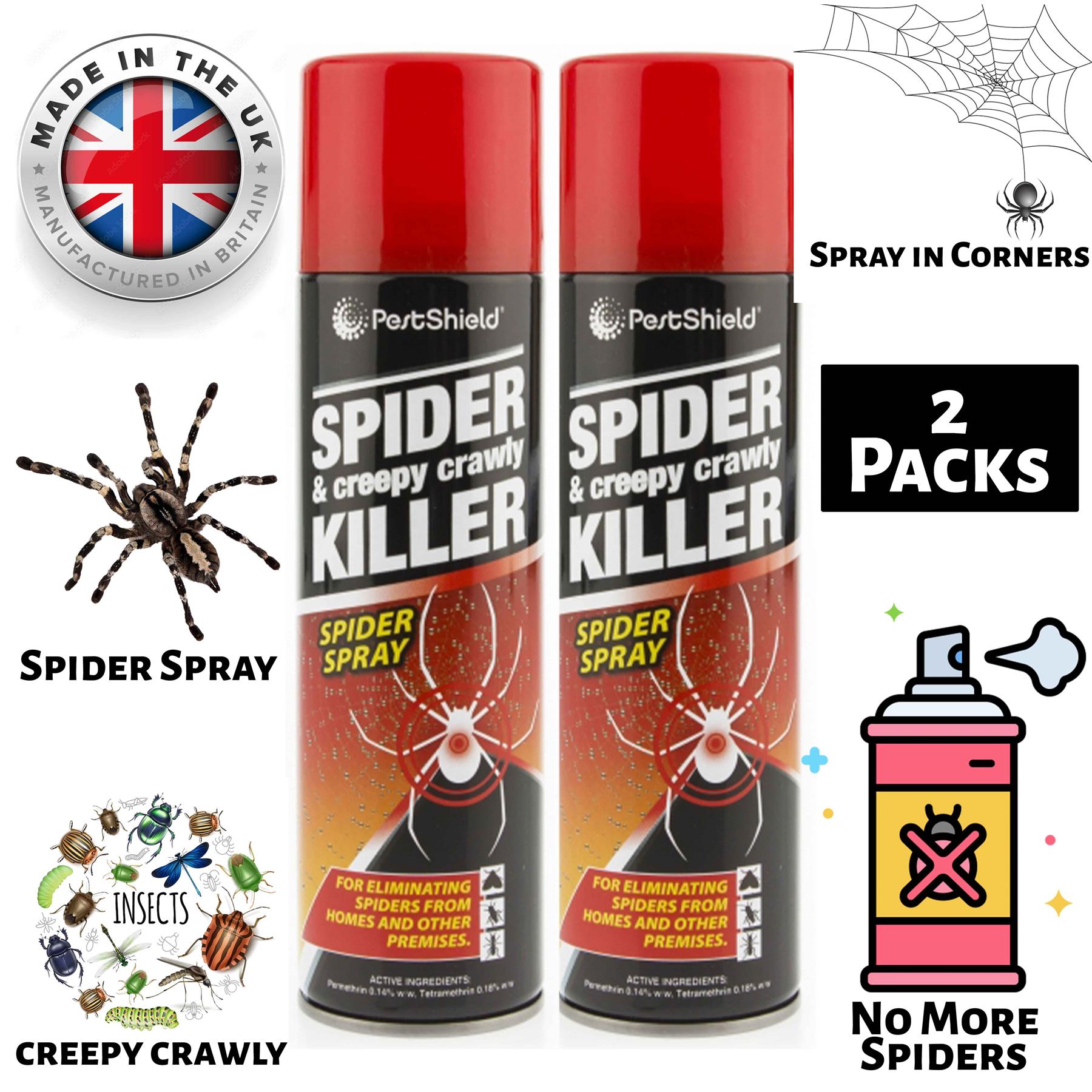 2X No More Spider & Creepy Crawly Spray 200ml Pest Control