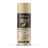 Paint Factory Ivory Silk Gloss Spray Paint 400ml