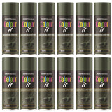 12X Paint Factory Nato Green Matt Spray Paint 400ml