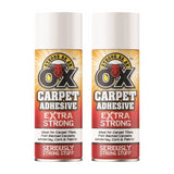 2X Strong As An Ox Carpet Adhesive Spray 500ml