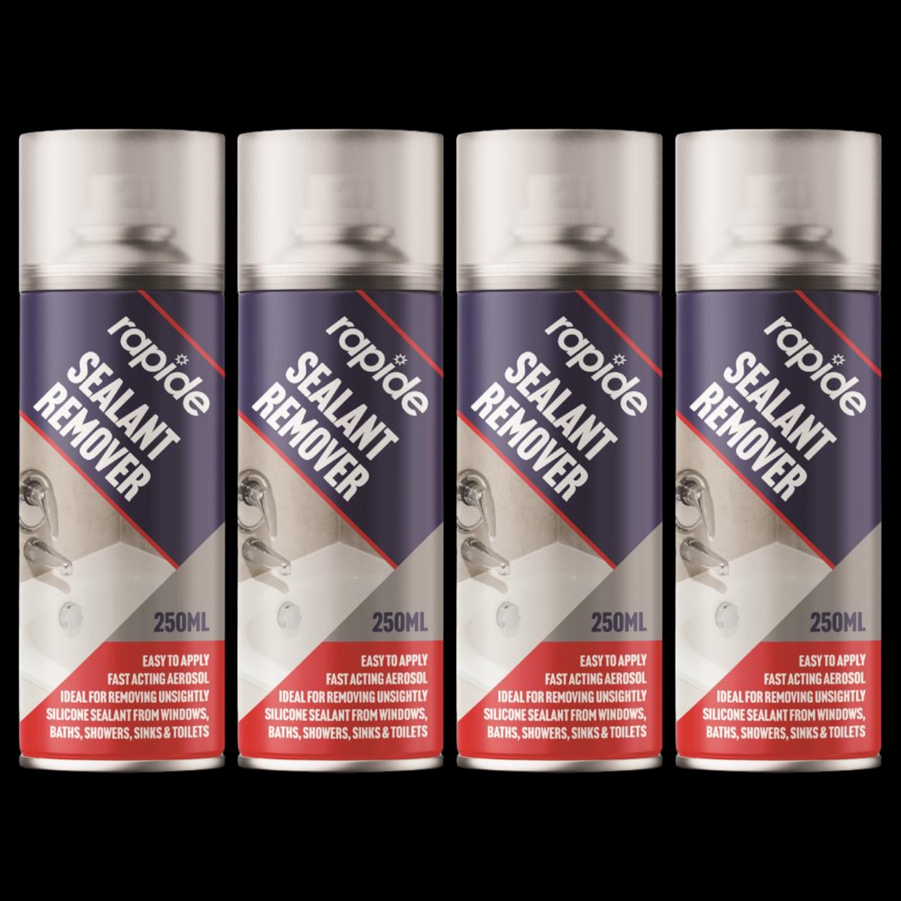 4X Silicone Sealant Remover Spray 250ml Sealant