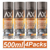 4X - Bring it Black Exterior Trim Shine Spray 500ml Spray Paint
