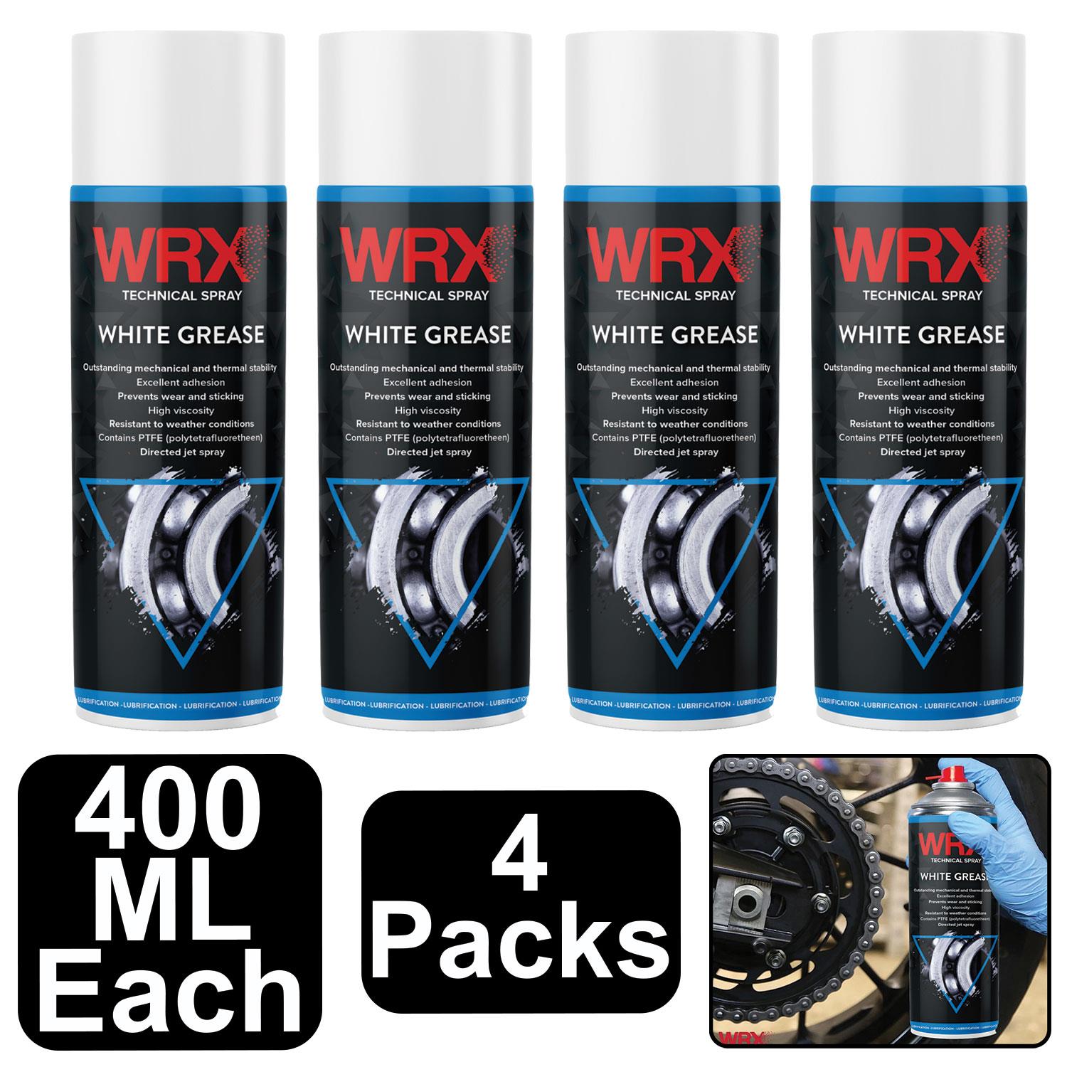 4X WRX White Grease Spray 400ml Technical Spray