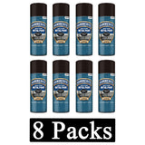 8X Hammerite Hammered Black Spray Paint 400ml Spray Paint