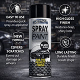 Gloss Black Car Spray Paint 400ml
