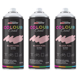 3X Blush Pink RAL 3015 Gloss Spray Paint 400ml