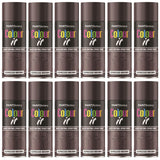 12X Paint Factory Espresso Brown Gloss Spray Paint 400ml