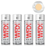 4X WRX Flat Creme Acrylic Spray Paint 400ml Spray Paint