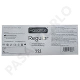 144X Pasante Condoms Regular Classic Natural Comfort Non-Spermicidally Male Condom