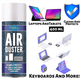 Essential Electrical air duster spray 400ml for cleaning laptops, tablets, keyboards and more