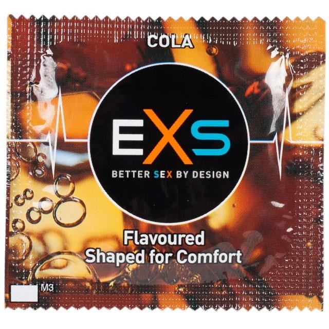 48X EXS Flavoured Latex Condoms Crazy Cola Male Condom