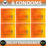 6X EXS Delay Condoms Male Condom