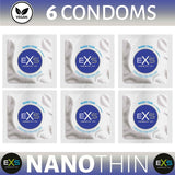 6X EXS Nano Thin Condoms Male Condom
