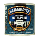 2X Hammerite Hammered White Paint 250ml