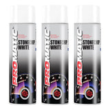 3X Promatic Stonechip White Spray Paint 500ml Spray Paint