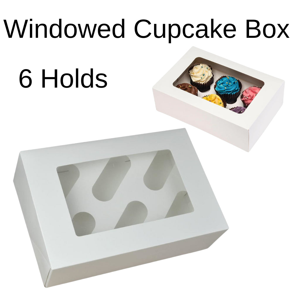 6 Hole 1X Cupcake Box Cupcakes Box