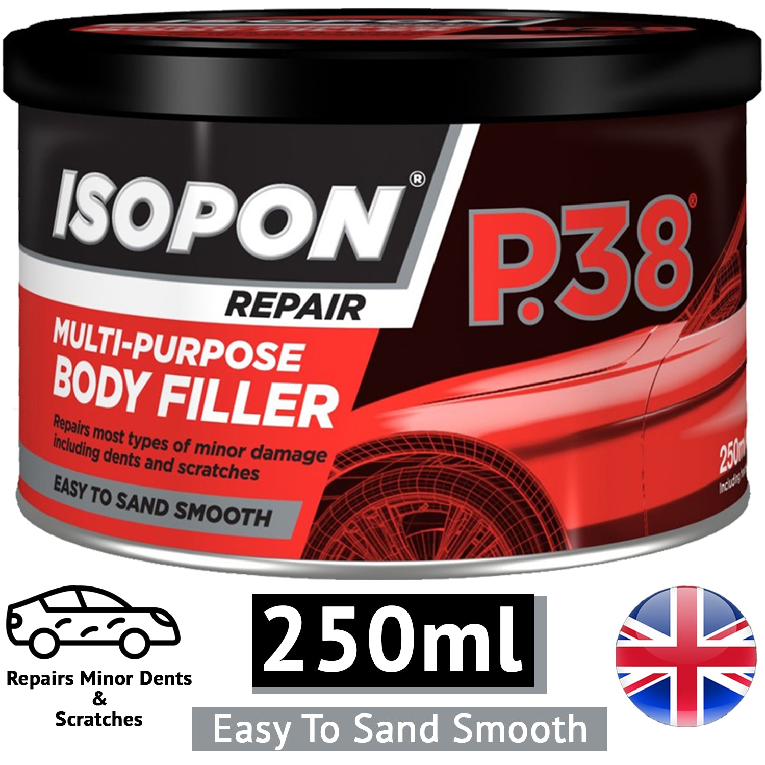 Isopon P38 Multi-Purpose Body Filler 250ml Body Filler