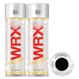 2X WRX Satin Black Spray Paint 400ml Spray Paint