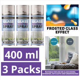3X Paint Factory Glass Frosting Spray 400ml Spray Paint