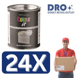 24X - Paint Factory Black Iron Gate Gloss Tin Paint 300ml