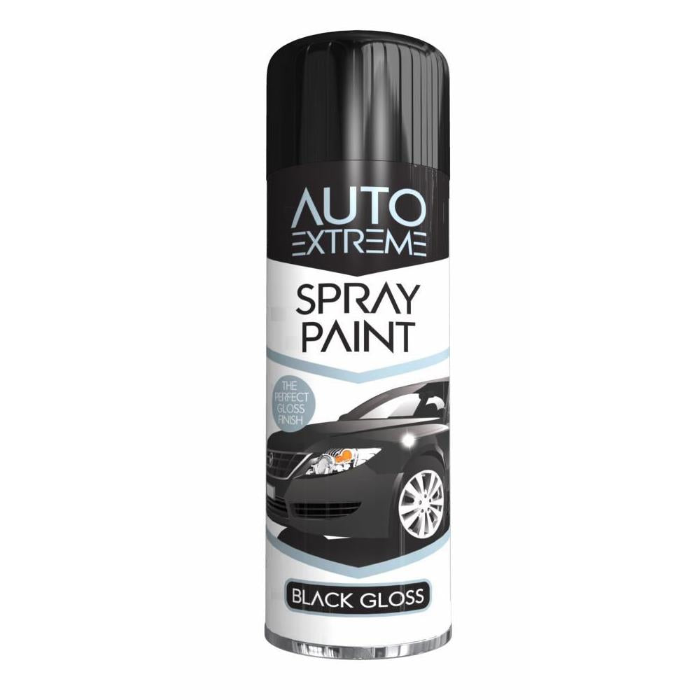 Auto Extreme Black Gloss Spray Paint 250ml Spray Paint
