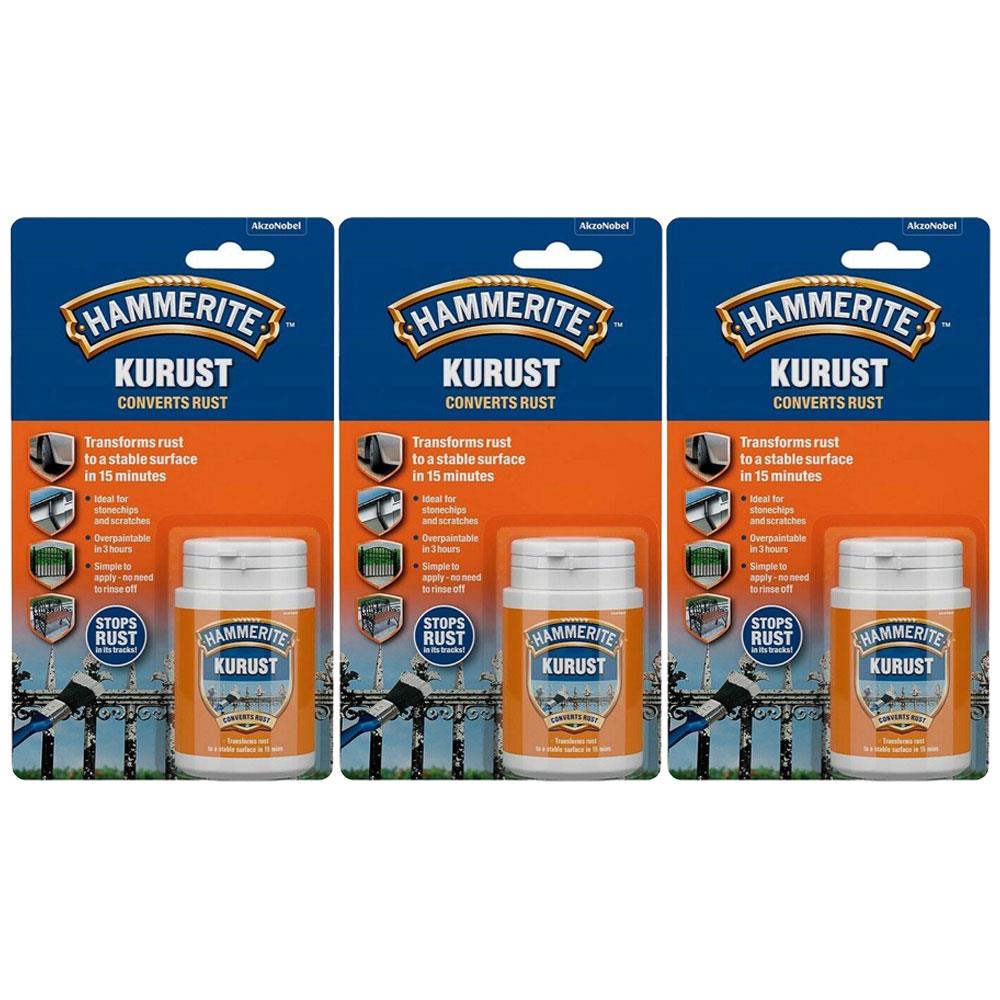 3X Hammerite Kurust Blister 90Ml Kurust