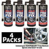 4X Auto Extreme Tyre Fix Large Size 450Ml Inflater