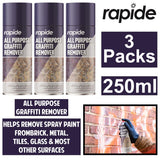 3X - Graffiti Remover Spray 250ml Lubricant