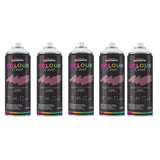 5X Crimson Sunset RAL 340 40 40 Gloss Spray Paint 400ml