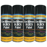 4X Paint Factory Black Blackboard Spray Paint 200ml Spray Paint