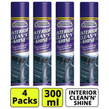 4X Interior Clean & Shine 300ml Spray Paint
