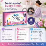 3X - Swirl Tumble Dryer Sheets Spring 35Pk