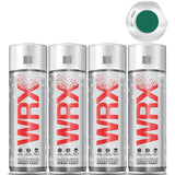 4X WRX Flat Green Spray Paint Acrylic 400ml Spray Paint
