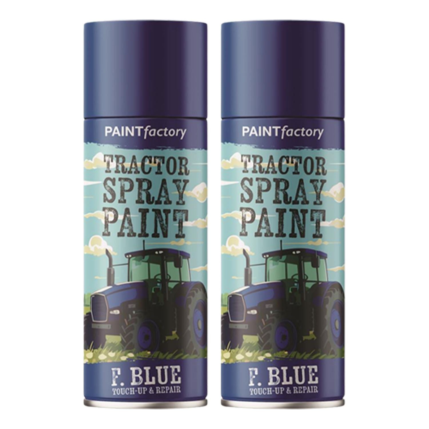 2X - Tractor Spray Paint Ford Blue 400ml Spray Paint