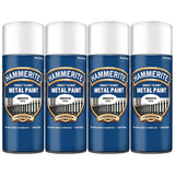4X Hammerite Smooth White Spray Paint 400ml Spray Paint