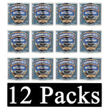 12X Hammerite Hammered Black Paint 250ml Tin Paint