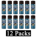 12X Hammerite Hammered Black Spray Paint 400ml Spray Paint