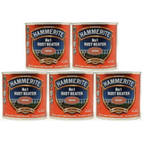5X Hammerite No.1 Rustbeater Beige 250ml Rustbeater