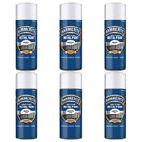 6X Hammerite Smooth Silver Spray Paint 400ml Spray Paint