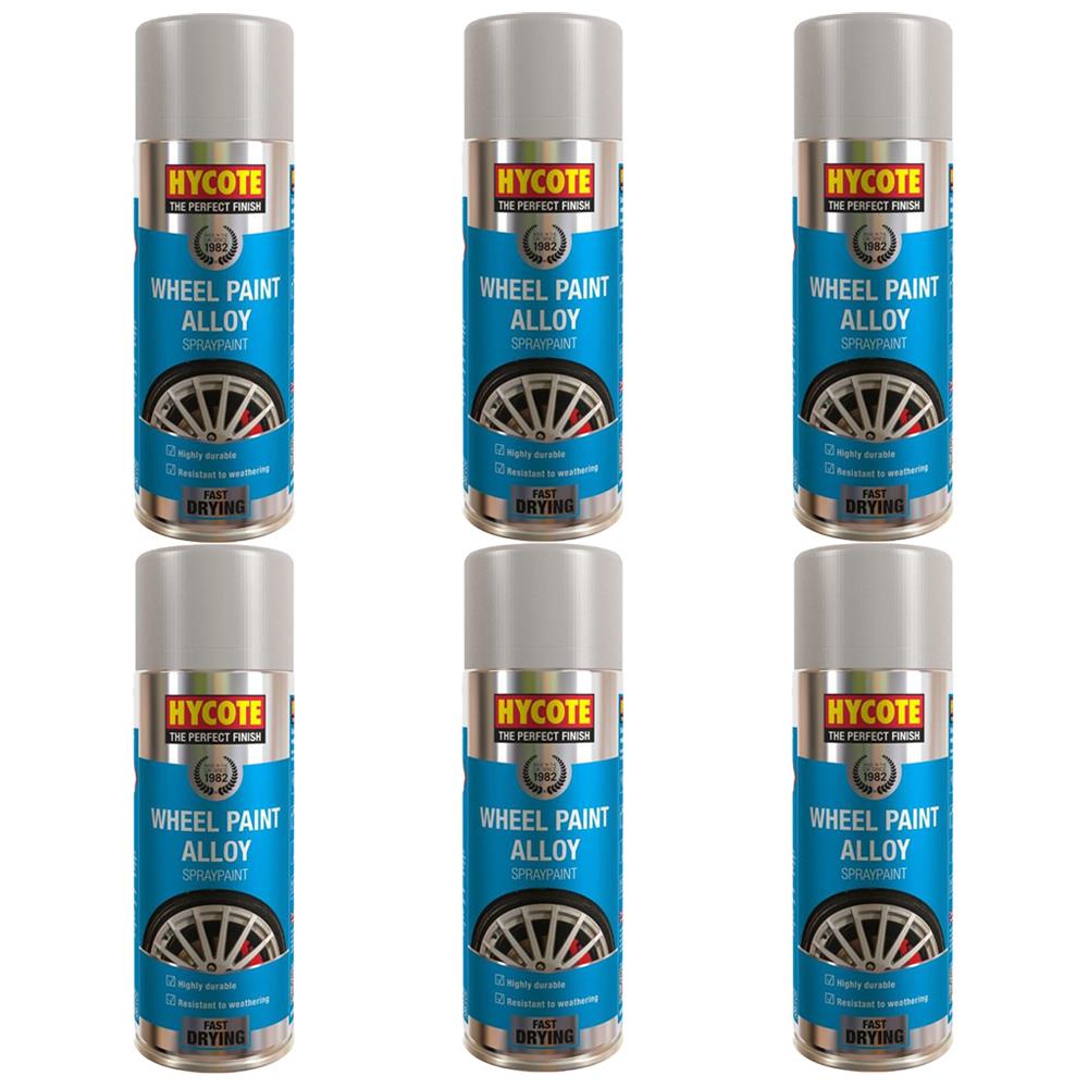 6X Hycote Alloy Wheel Spray Paint 400ml Spray Paint