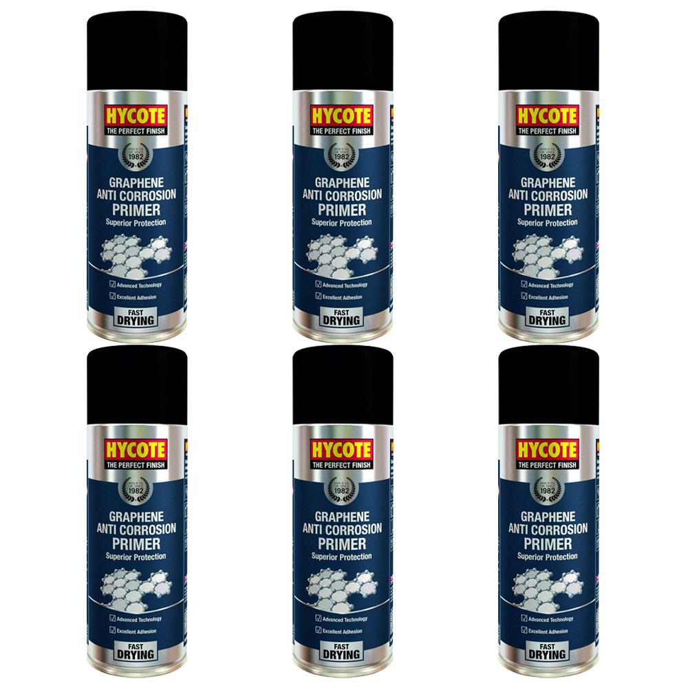 6X Hycote Anti Corrosion Primer Spray 400ml Spray Paint